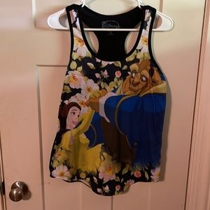 Disney tank top beauty and the beast
